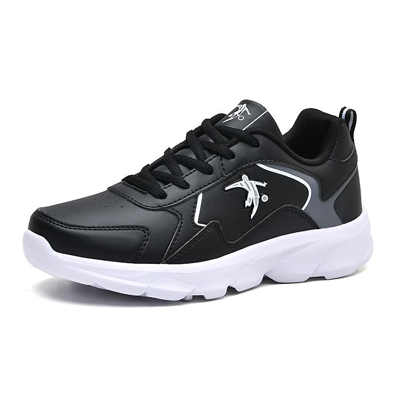 Joni Danlai shoes spring and autumn leather waterproof casual sneakers soft-soled non-slip running shoes for rainy days