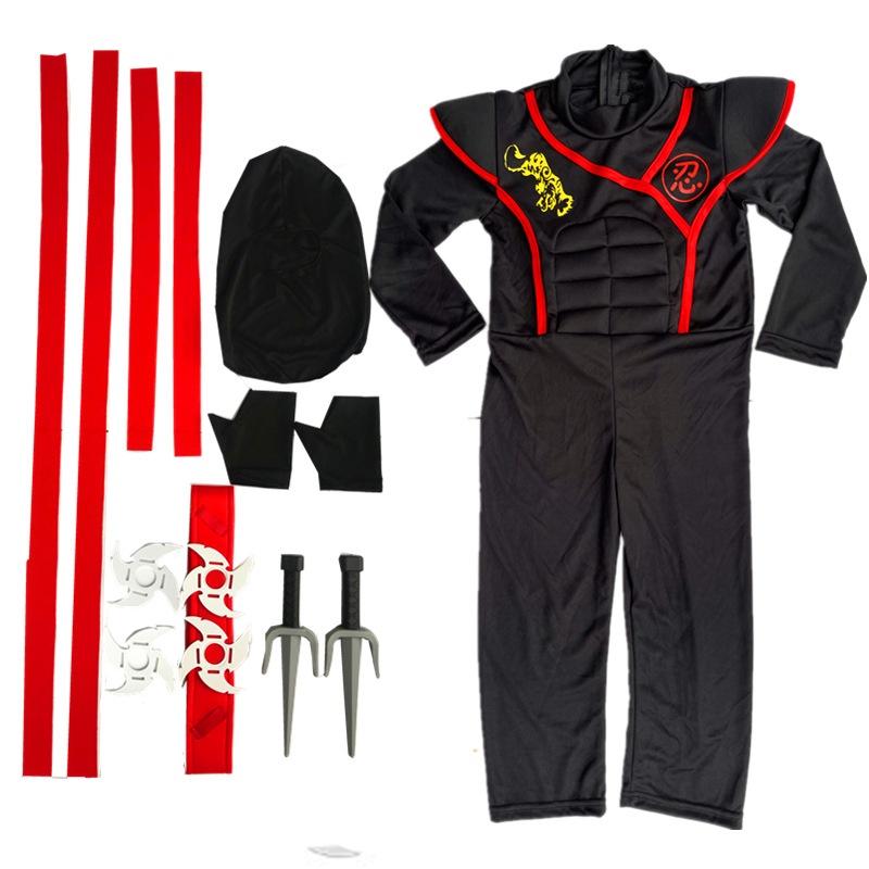 

Костюм-комбинезон Ниндзя Наруто, косплей, реквизит для вечеринки, Хэллоуин, детские подарки S