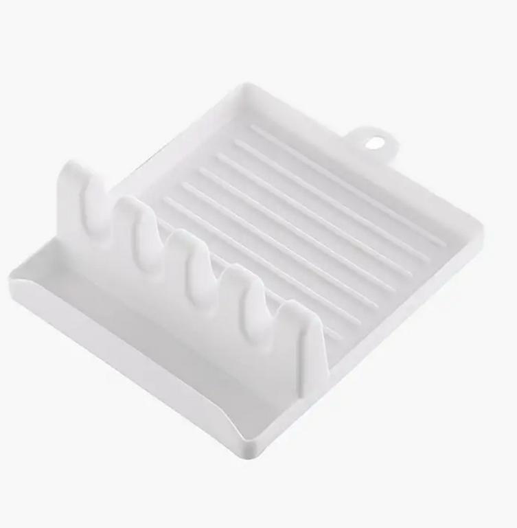 

Універсальний набір кухонних органайзерів Настінне місце для зберігання лопаток Кришок для каструль Паличок для їжі та ложок для супу Міцний пластик