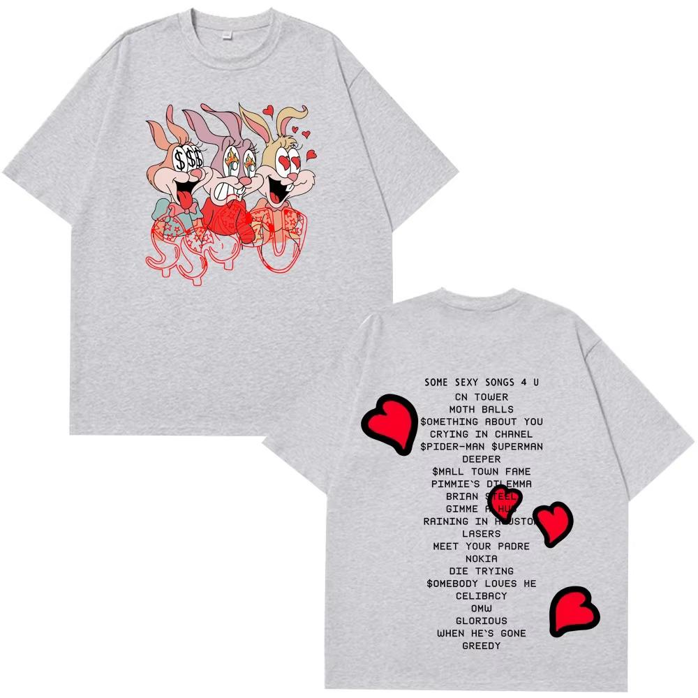 Rapper PARTYNEXTDOOR & Drake Some Sexy Songs 4 U SSS4U 2025 Vintage T-Shirt Men's Women Tee Cotton Oversized Aesthetics T Shirt