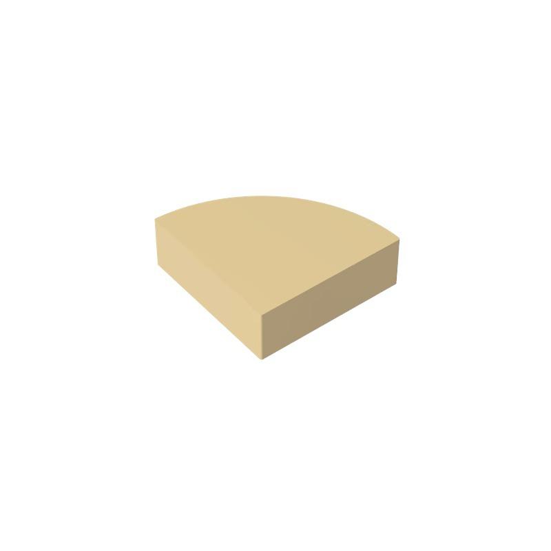10pcs 25269 Tile Round 1x1 Quarter Brick Moc Accessories Works With featuring Block DIY Children's Toy Assembly Parts