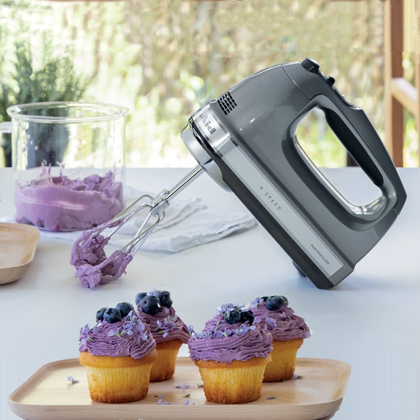 Kitchenaid 9-Speed Hand Mixer 5Khm9212 Color: Graphite