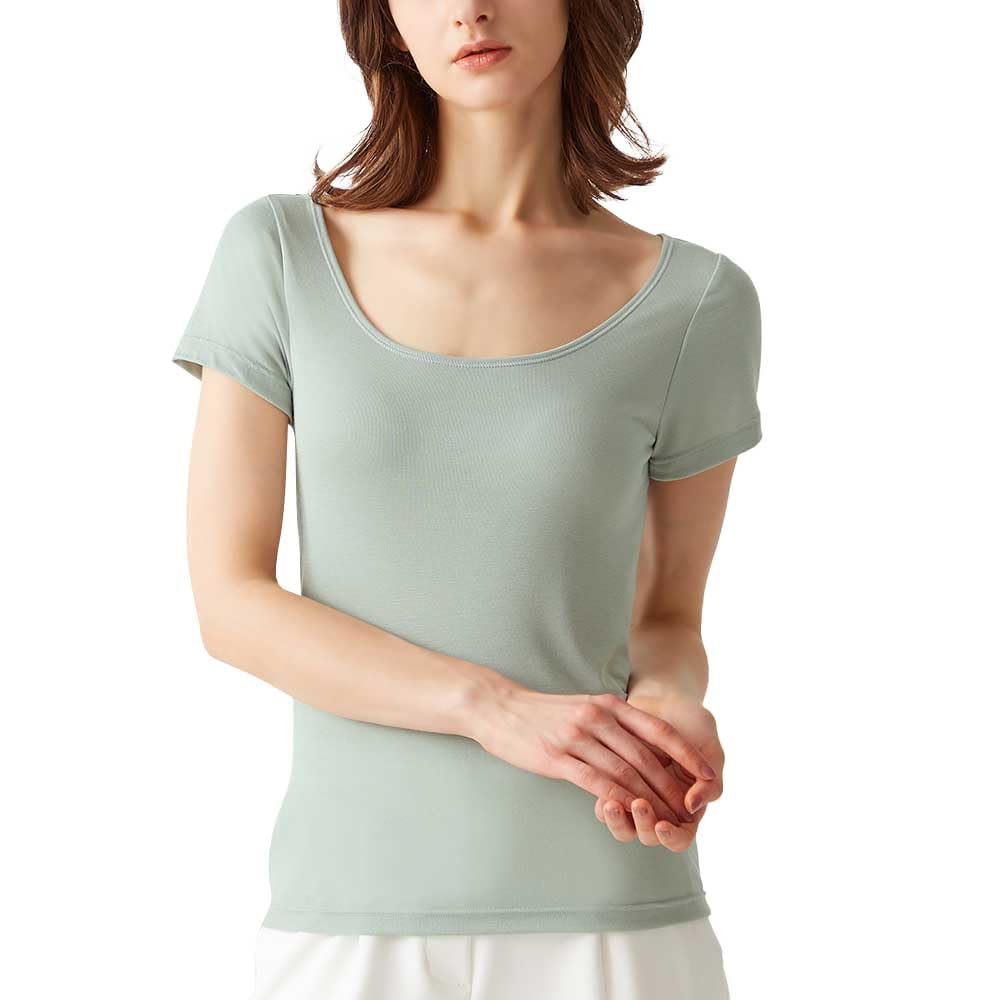 

Внутренняя футболка от пота GD темно-зеленая [Gunze] Acedron, защита, влагостойкая, гладкая, влагопоглощающая, быстросохнущая, влагоотводящая, внутренняя, MC0051,