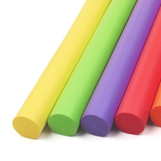 Relay Batons Professional Soft High Flexibility Wear-resistant Comfortable Grip Athletics Training Bright Color Track Field Children Racing Relay