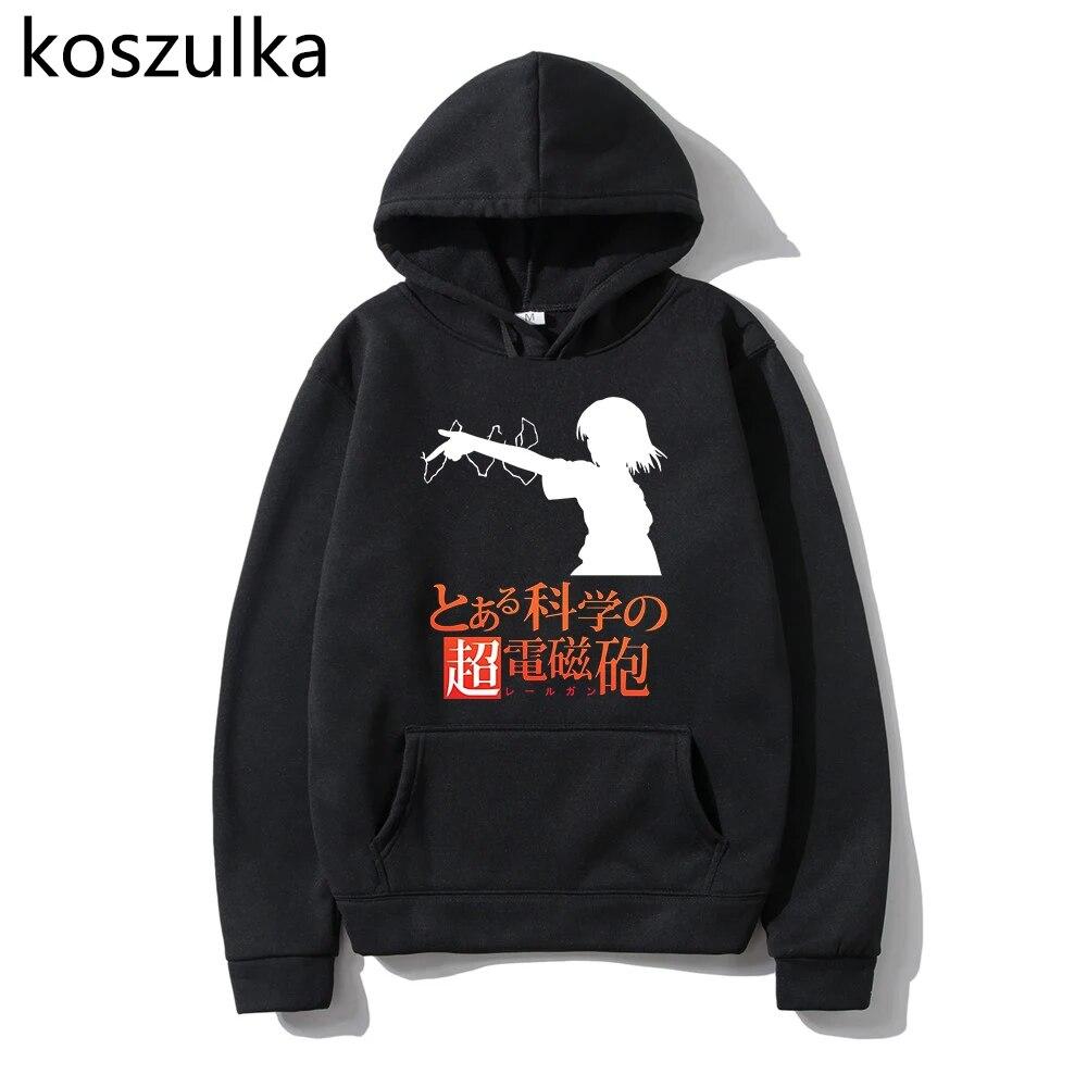 

Toaru Kagaku No Railgun Hoodies Misaka Mikoto Hoodie Harajuku Pullovers Spring/Autumn Unisex Sweatshirt Unisex Clothing Sudaderas