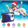 Waterproof Digital Camera,17 FT Underwater Camera 2.8" LCD HD1080P 30MP Kids Video Camcorder with 32G Card and Rechargeable Battery,Point and Shoot