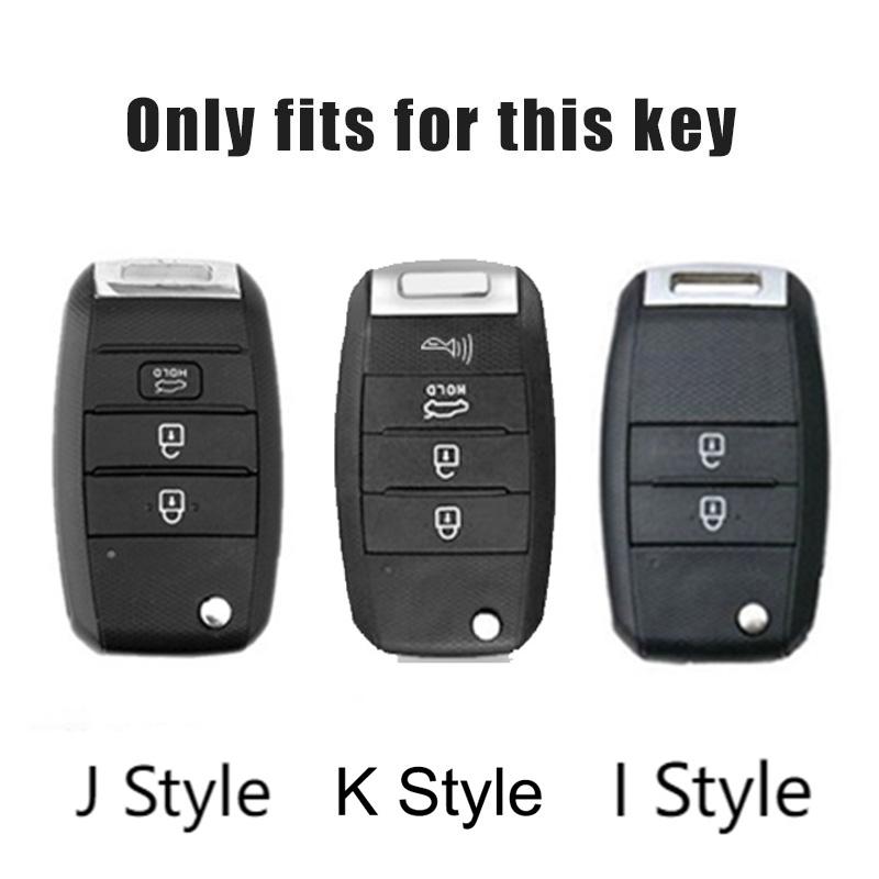 ABCDFF1 For Kia Rio 3 K2 Ceed Cerato K3 Sportage 4 Picanto K5 Optima Sorento Forte Stinger 2017 2018 TPU Car Remote Key Case Cover Shell