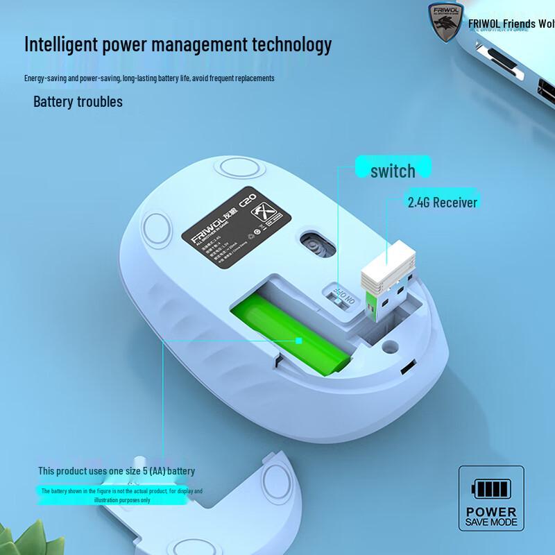 Youlang C20 Silent Wireless Mouse