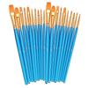 Paint Brushes Set, 20 Pcs Round Pointed Tip Paintbrushes Nylon Hair Artist Acrylic Paint Brushes for Acrylic Oil Watercolor, Face Nail Art