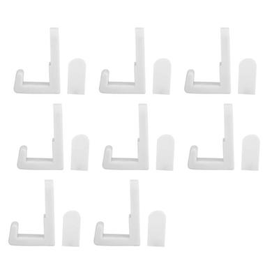 8 Set Cabinet Wall Mounted Single Robe Coat Hat Hook Towel Hanger Holder for Bathroom700W