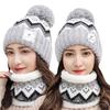Autumn and Winter Korean Style Casual Ear Protecting Woolen Cap  Thickened and Fleece Warm Woolen Student Cycling Knitted Cap