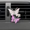Deodorante Farfalla Car-styling Profumo Auto Odore Naturale Climatizzatore Farfalla Diamante Decorazione Aromaterapia Clip