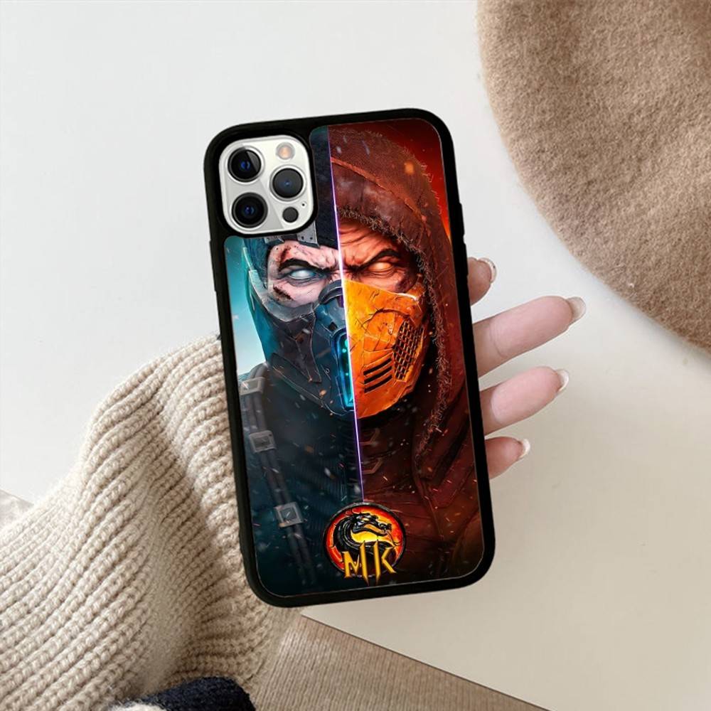 Classic Vintage M-Mortal K-Kombat For Iphone 17 Air 16 15 14 13 12 11 Pro Max TPU+PC Plus Shockproof Back Phone Cover