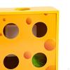 Automatic Cat Toy, Cardboard Design, Cheese Box, Activity for Small And Medium Cats