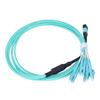 Optical Fiber Patch Cord 8 Core 40G Multimode Optic Trunk Cable Jumper Accessory