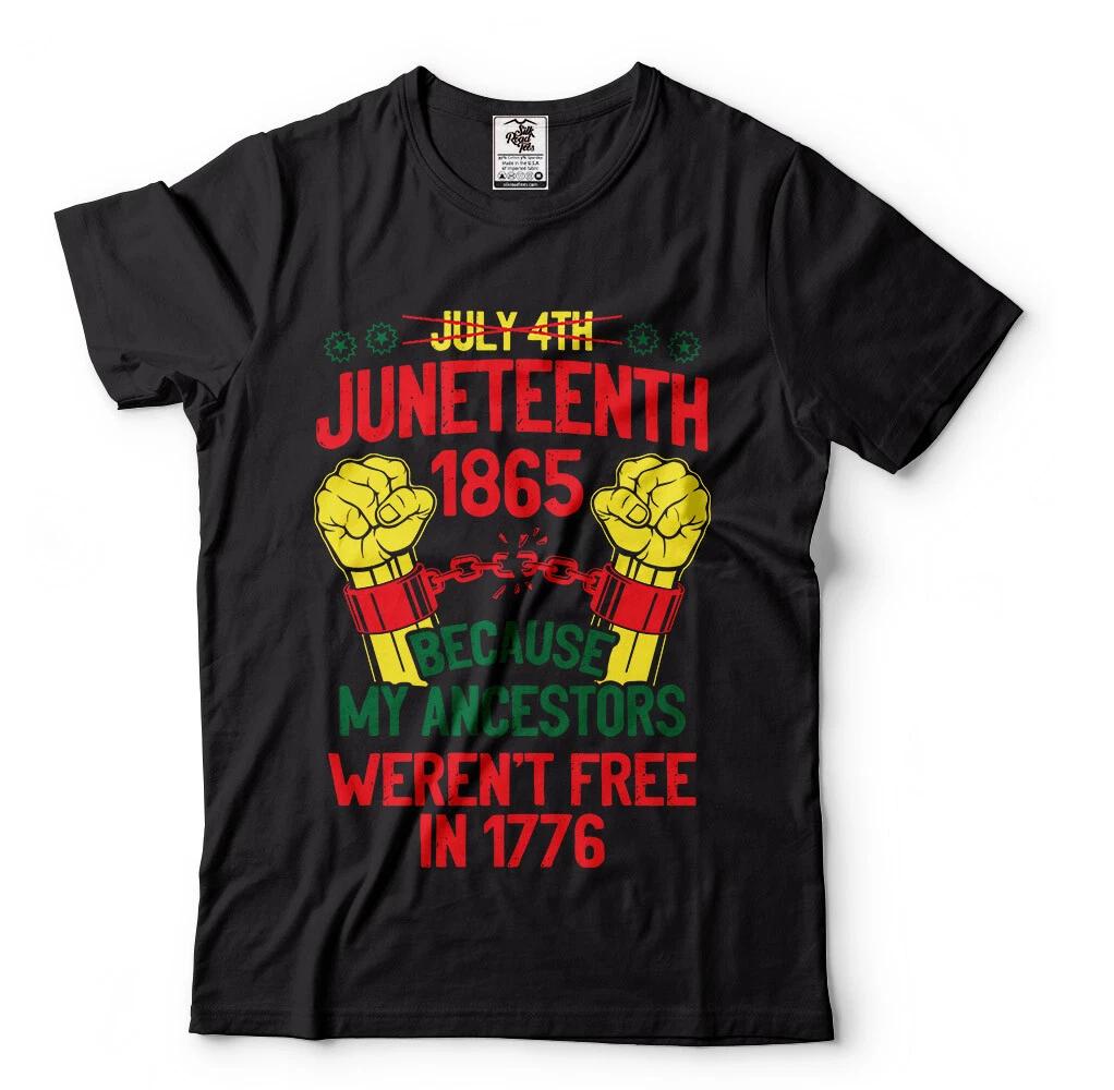 Black Freedom Juneteenth T-shirt 1865 Celebration Tee shirt 4th of July fourth T