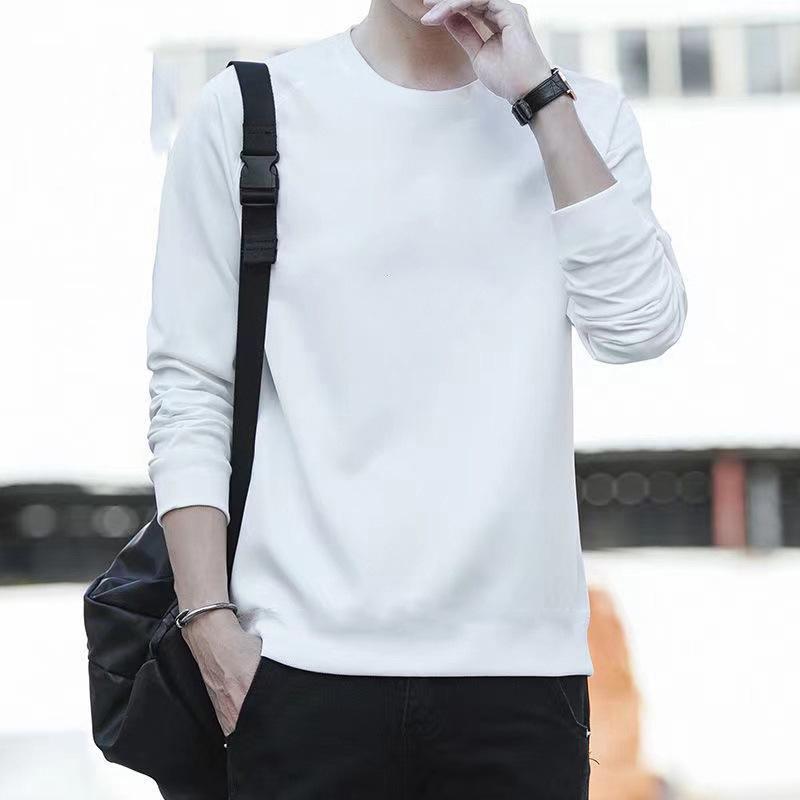 2024 Spring Men's Trend Long Sleeve Pullover Hoodie Undershirt