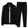 Hyjkl Tracksuit Plus Solid Running and Black Men's Set, Size, Color, Breathable, Moisture-Wicking, Quick-Drying, Wear, Casual, Stylish, Spring,