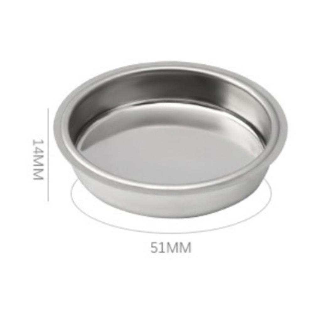 51MM kávový záslepkový filtr proti korozi stříbrný