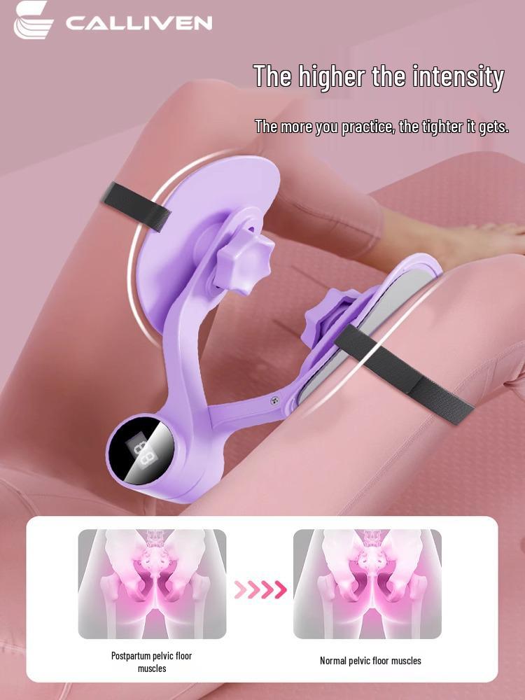 Pelvic Floor & Thigh Trainer: Yoga Leg Clamping Device for Postpartum Slimming & Home Use