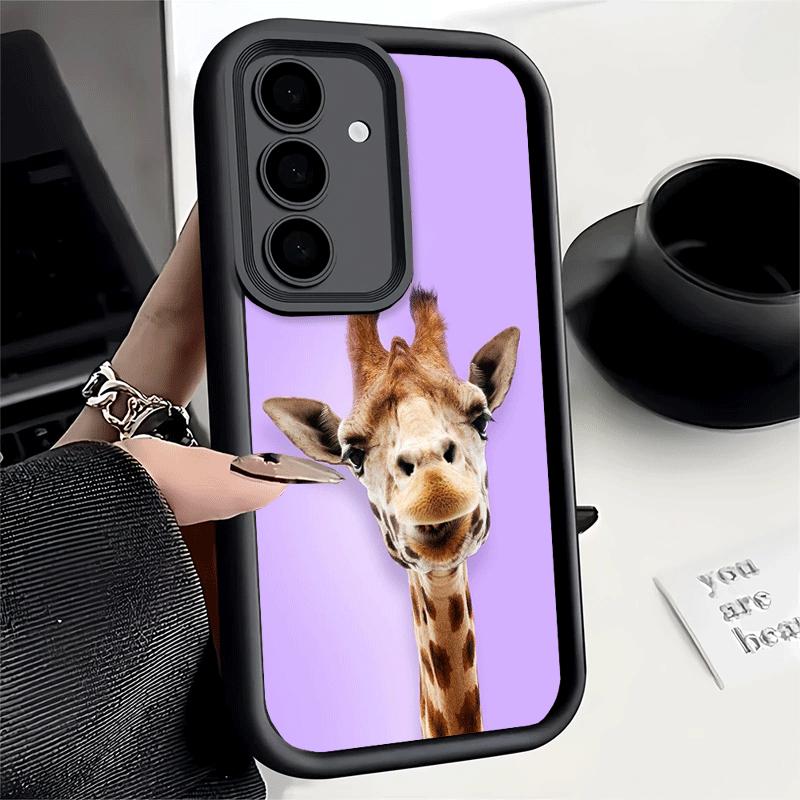 Phone Case for Samsung Galaxy S26 S25 Ultra S24 FE Giraffe Animal Pattern Shell S23 Plus S22 + S21 S20 5G Soft Silicone Funda
