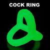 Luminous Cock Ring  Silicone Durable Penis Ring Adult Men Ejaculation Delay Cock Rubber Ring Penis Enlargement Sex Toys for Male