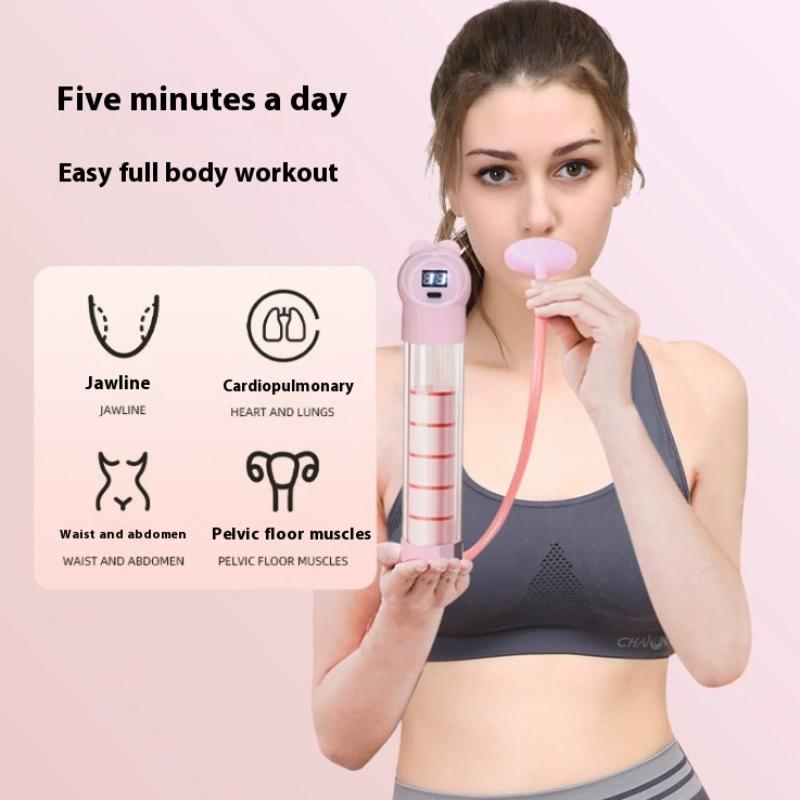 Multifunctional Abdominal Training Dumbbell Breathing Exercise Device Lung Capacity Trainer For Adults Sports Training Equipment