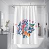 Badezimmer verdickter wasserdichter Vorhang, schimmelfester Duschvorhang, Duschtrennwand-Vorhang, Duschvorhang, Badezimmer-Vorhang, kostenlose Perforation