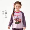 Kids' Cartoon Color-Block Raglan Sleeve T-Shirt