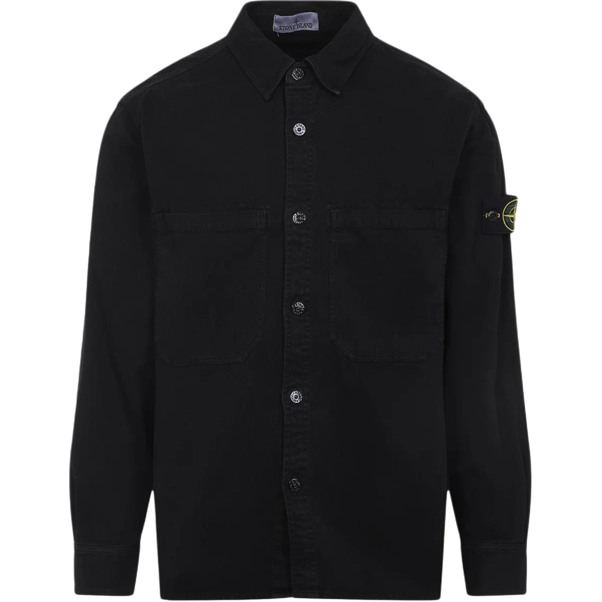 

Stone Island Solid Color Single-Breasted Pocket Long Sleeve Shirt Men shirts K2S151200025S0184V0129 M