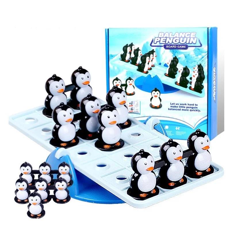 

Penguin Balance Toy Puzzle Brain Burning Penguin Clearance Game Parent-child Interactive Tabletop Game Christmas Gift Toy
