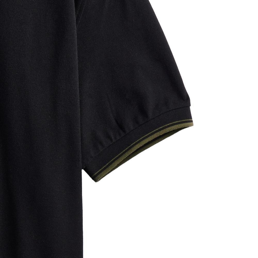 BROMPTON LONDON Collar T-Shirt - Black (P242Mpl510)