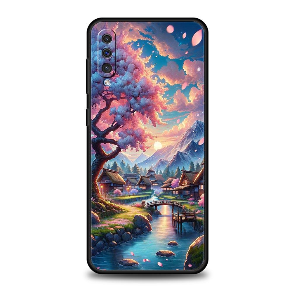 Frühlingskirschblüten Handyhülle Für Samsung Galaxy A56 A36 A26 A34 A17 A16 A06 A14 A12 A54 A72 A24 A22 A52 A50 A40 A32 Cover