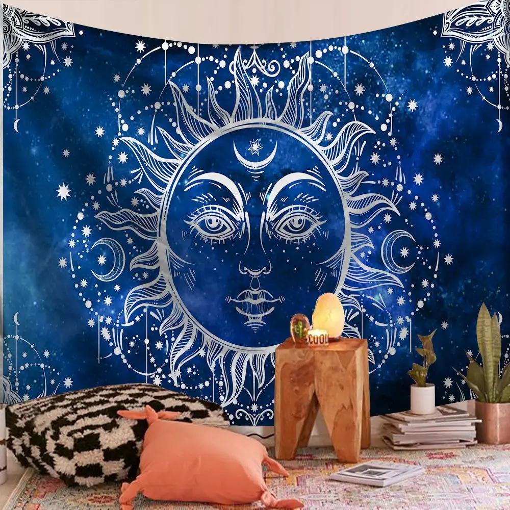 VIKAMA Vintage Ethnic Style Tapestry Elegant Printing Bohemian Style Bedroom And Living Room Decorative Tapestry