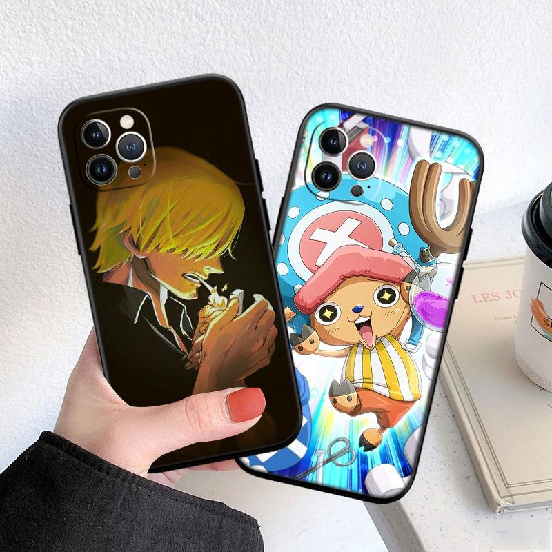 Anime One Piece Soft Shell Phone Case for Samsung Galaxy S20 S21 S22 Ultra FE + Plus A21S A22 A24 A25 A26 A30 A30S A31