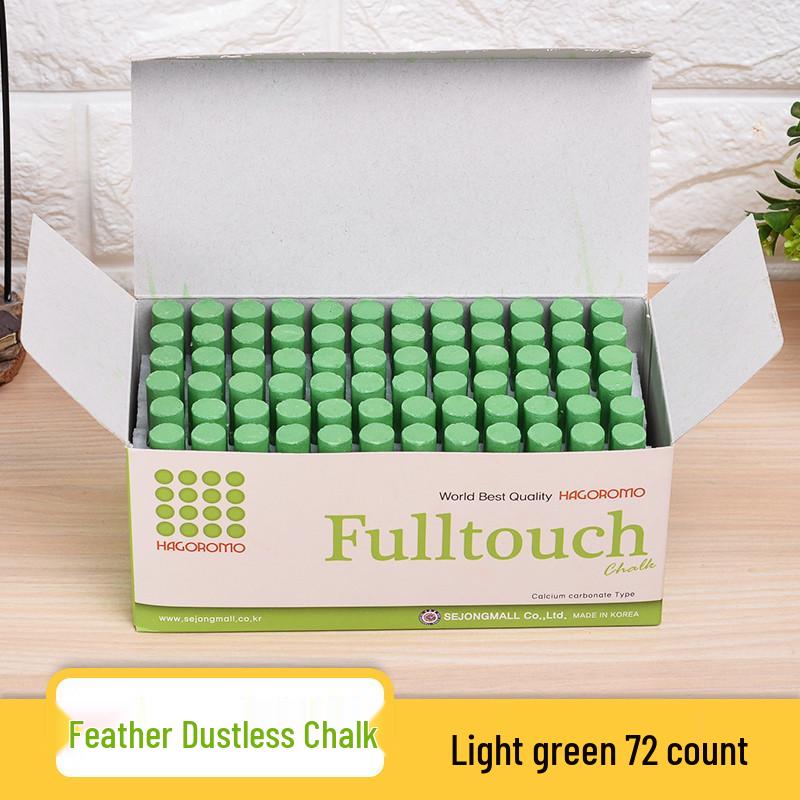 HAGOROMO Dust-Proof Colored Chalk for Kids and Teachers