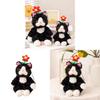 Lucky Cat Jin Bao Plush Toy With Flower Design For Kids Gift