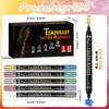 10 Colors Temporary Tattoo Pen Non-Toxic Easy Wash Off Tattoo Marker Pen Water-Based Tattoo Doodle Pen