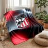 Athletic Bilbao Football Print Flannel Blanket, Soft Warm Lightweight Throw Blanket for Sofa Bed Camping