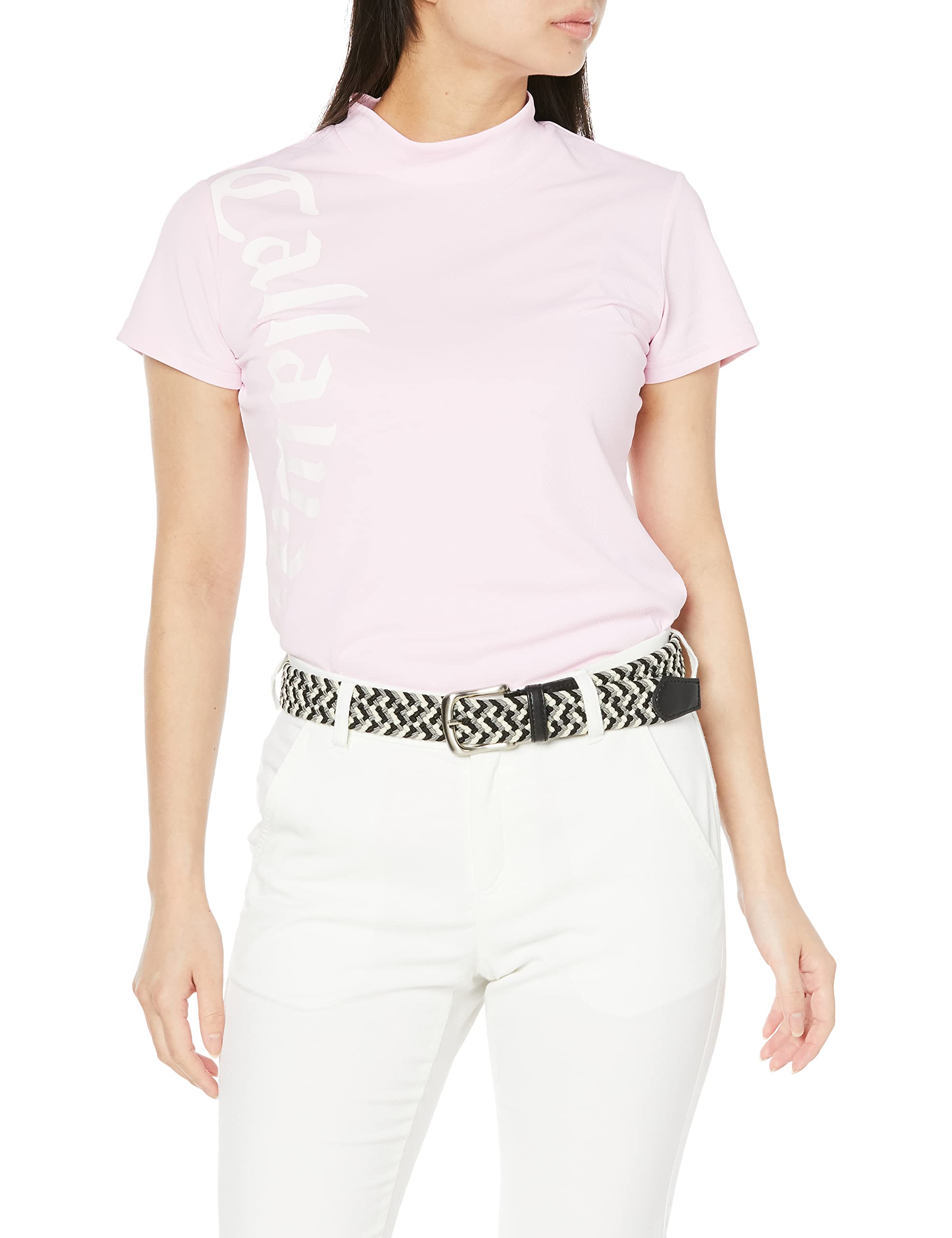

Callaway Short Sleeve Mock Neck Shirt Golf Undershirt C23134207 Size S Women s (Closed Mesh) / / 1090_Pink,