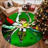 Ben 10 Cartoon Pattern Round Rug, Indoor/Outdoor Mat, for Picnic, Gameroom, Bedroom, Office, Living Room, Home Decor Carpet, Birthday Gift