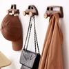 Wall Mounted Wood Car Shaped Hooks Decorative Coat Bag Hook Cartoon Car Wall Hooks  Entrance