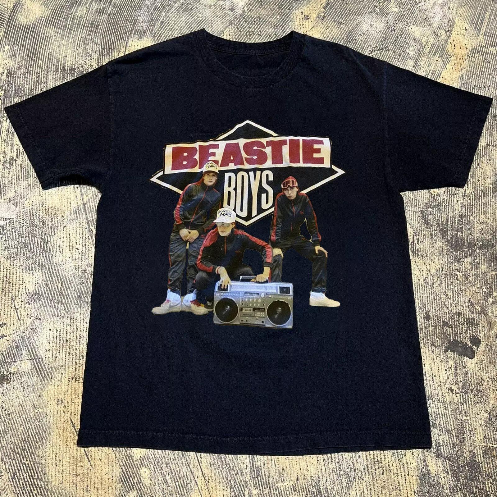 

Beastie Boys Tour Gifts Unisex T-shirt American Oversized Short-sleeved Men s and Women s Fashion Street Hip-hop Rock Top S