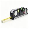 Laser Level Tool with Bubble Level & Ruler, Cross-Line Laser Level for Home Improvement, DIY, Tiling, Hanging & Measuring