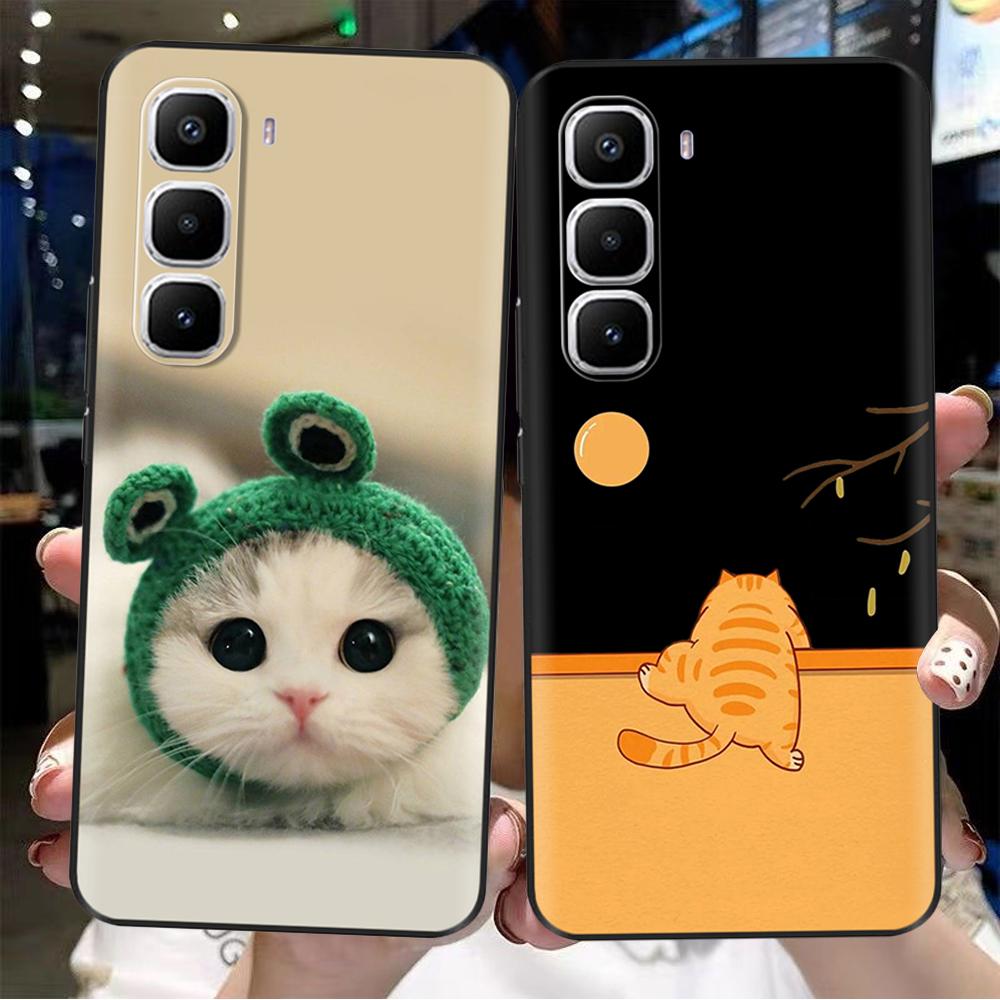 For Infinix Hot 60 Pro Plus Case Phone Shell Cool Animals Luxury Girly Soft Silicone Cover For Infinix Hot 60 Pro Cartoon Cases