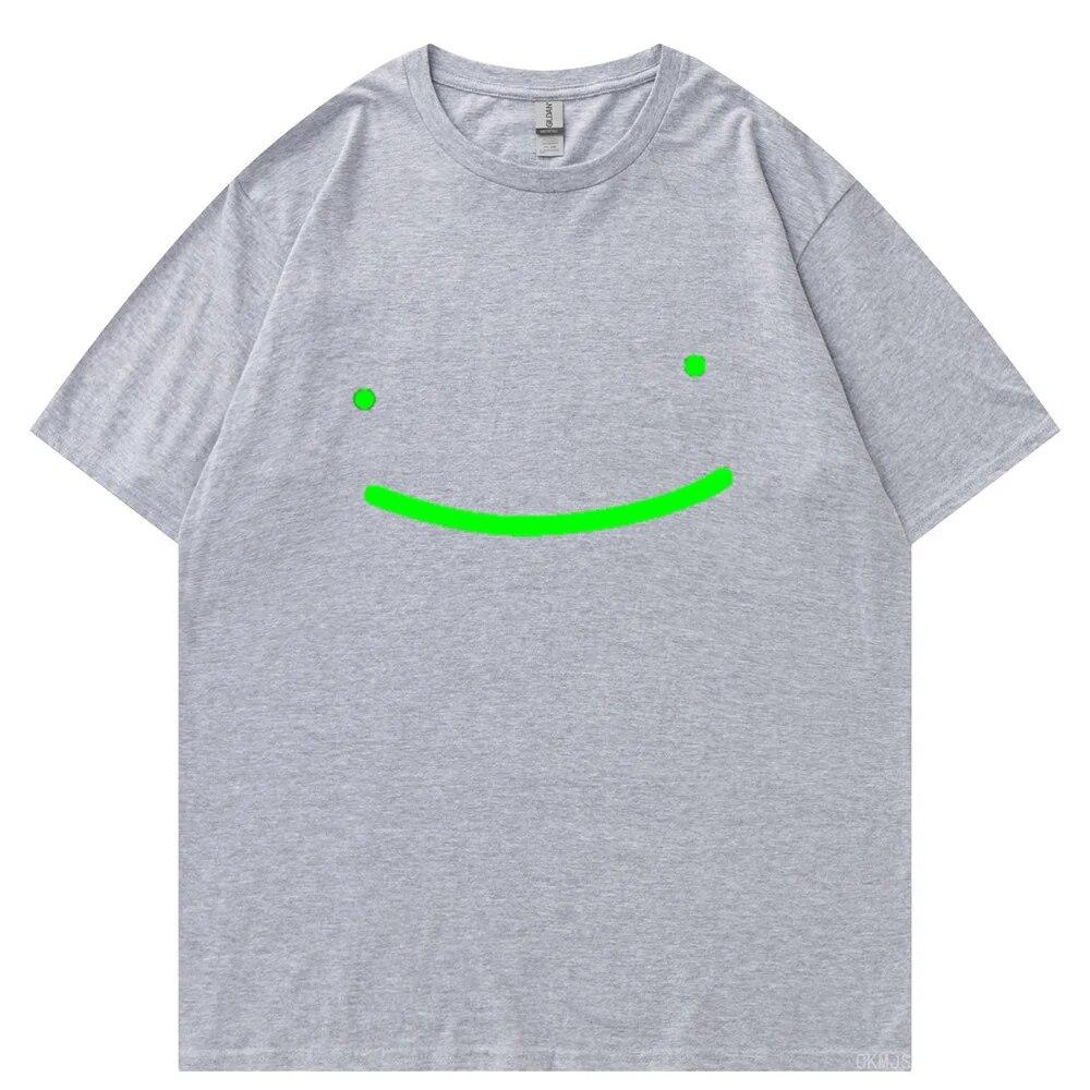 Dream Merch Trička Unisex WoUnisex Trička Harajuku s krátkým rukávem Street Ležérní Móda Oversized oblečení Top Trička s krátkým rukávem