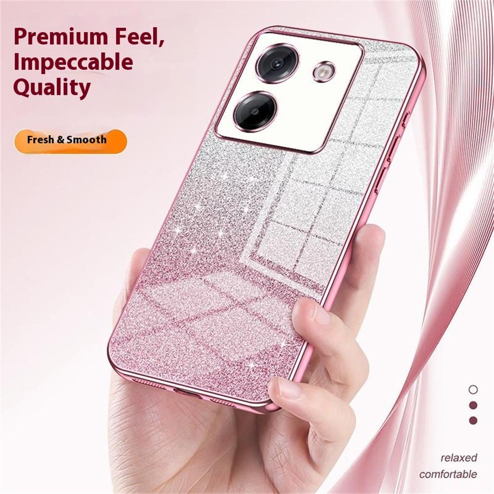 For Xiaomi Poco M7 Pro 5G Case Electroplating Gradient Glitter TPU Phone Cover