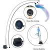 Cute Auto Interactive Cat Wand Detachable with Bell Interactive Cat Simulation Bird Hands-Free Cat Stick Pet Supplies