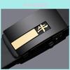 Chinese Zodiac Automatic Buckle Belt For Men With Leather Finish Business Style