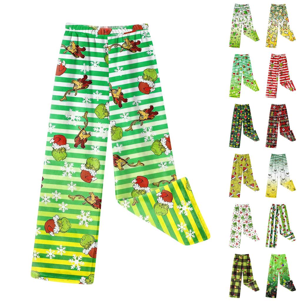 Children's Pyjamas Bottoms Printed Soft Comfortable Pyjama Children's Winter Pants